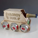 Švagrov tank - tank na pivo s gravírovaním