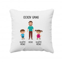 Ockov Gang - vankúš s potlačou - personalizovaný produkt