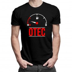 Otec - low fuel - pánske tričko s potlačou