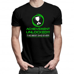 Achievement unlocked - the best dad ever - pánske tričko s potlačou
