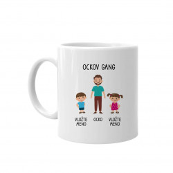 Ockov Gang - keramický hrnček s potlačou - personalizovaný produkt