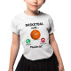 Basketbal volá, musím ísť - detské tričko s potlačou