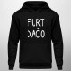 Furt dačo - pánska mikina s kapucňou