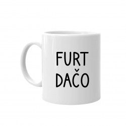Furt dačo - keramický hrnček s potlačou