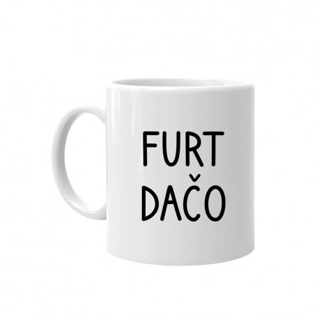 Furt dačo - keramický hrnček s potlačou