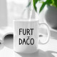 Furt dačo - keramický hrnček s potlačou