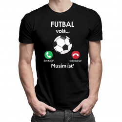 Futbal volá, musím ísť - pánske tričko s potlačou