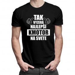 Tak vyzerá najlepší kmotor na svete - pánske tričko s potlačou