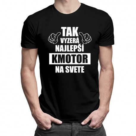 Tak vyzerá najlepší kmotor na svete - pánske tričko s potlačou