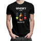 Whisky volá, musím ísť - pánske tričko s potlačou