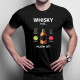 Whisky volá, musím ísť - pánske tričko s potlačou