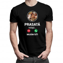 Prasatá volajú - pánske tričko s potlačou