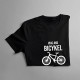 Viac ako bicykel milujem len svoje vnúčatá - pánske tričko s potlačou