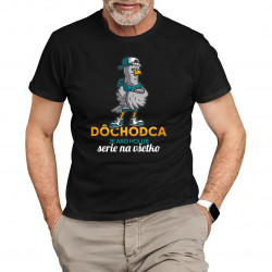 Dôchodca je ako holub, serie na všetko - pánske tričko s potlačou