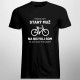 Možno som starý muž, na bicykli som mladý ako teenager - pánske tričko s potlačou
