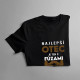 Najlepší otec je ten s fúzami - pánske tričko s potlačou