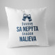 Švagor sa nepýta, švagor nalieva - vankúš s potlačou