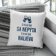 Švagor sa nepýta, švagor nalieva - vankúš s potlačou