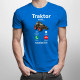 Traktor volá - musím ísť - Pánske tričko s potlačou