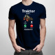 Traktor volá - musím ísť - Pánske tričko s potlačou