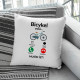 Bicykel volá - musím ísť v2 - vankúš s potlačou