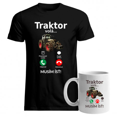 Sada pre dedka - Dedo sa nepýta, dedo rozmaznáva/Dedko, treba uznať, že vnúčatá sa ti podaril - tričko + hrnček s potlačou