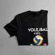 Volejbal volá, musím ísť - detské tričko s potlačou