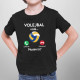 Volejbal volá, musím ísť - detské tričko s potlačou