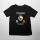 Volejbal volá, musím ísť - detské tričko s potlačou