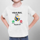 Volejbal volá, musím ísť - detské tričko s potlačou