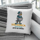 Dôchodca je ako holub, serie na všetko - vankúš s potlačou
