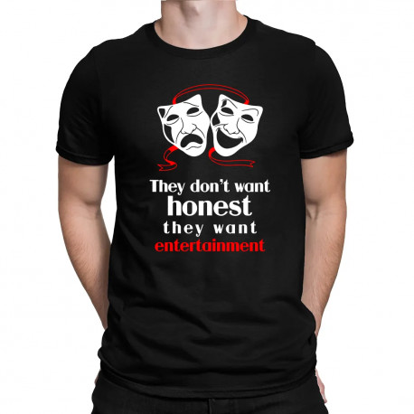 They want entertainment - pánske tričko s motívom seriálu Barry