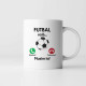 Futbal volá, musím ísť - keramický hrnček s potlačou