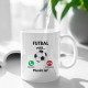 Futbal volá, musím ísť - keramický hrnček s potlačou