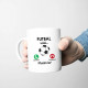Futbal volá, musím ísť - keramický hrnček s potlačou