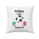 Futbal volá, musím ísť - vankúš s potlačou
