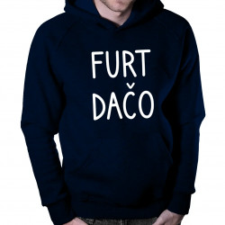 Furt dačo - pánska mikina s kapucňou