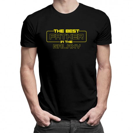 The best father in the galaxy v2 - pánske tričko s potlačou