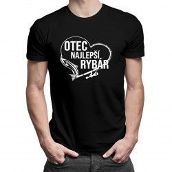 Otec - najlepší rybár - pánske tričko s potlačou