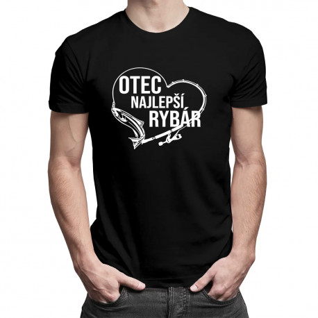 Otec - najlepší rybár - pánske tričko s potlačou