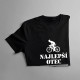 Najlepší otec jazdí na bicykli - pánske tričko s potlačou