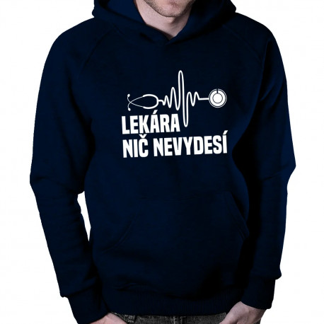 Lekára nič nevydesí - Pánska a dámska mikina s kapucňou