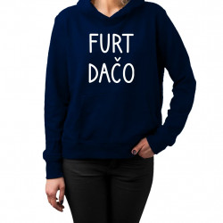 Furt dačo - dámska mikina s kapucňou