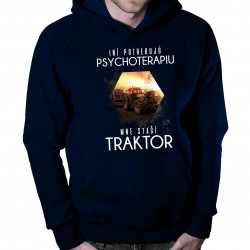 Mne stačí traktor - pánska mikina s kapucňou