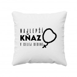Najlepší kňaz v celej dedine - vankúš s potlačou