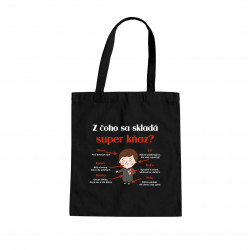 Z čoho sa skladá super kňaz? - taška s potlačou