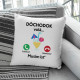 Dôchodok volá, musím ísť - vankúš s potlačou