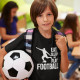 Eat,sleep and play football - detské tričko s potlačou