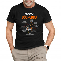 Mozog dôchodcu - pánske tričko s potlačou