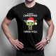 A merry christmas I wish you - pánske tričko s potlačou